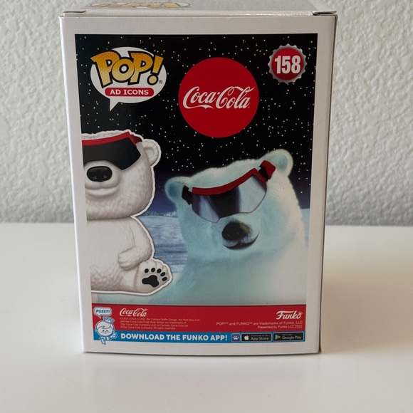 Funko Pop 90s Coca-Cola Polar Bear 158 - Picture 3 of 6
